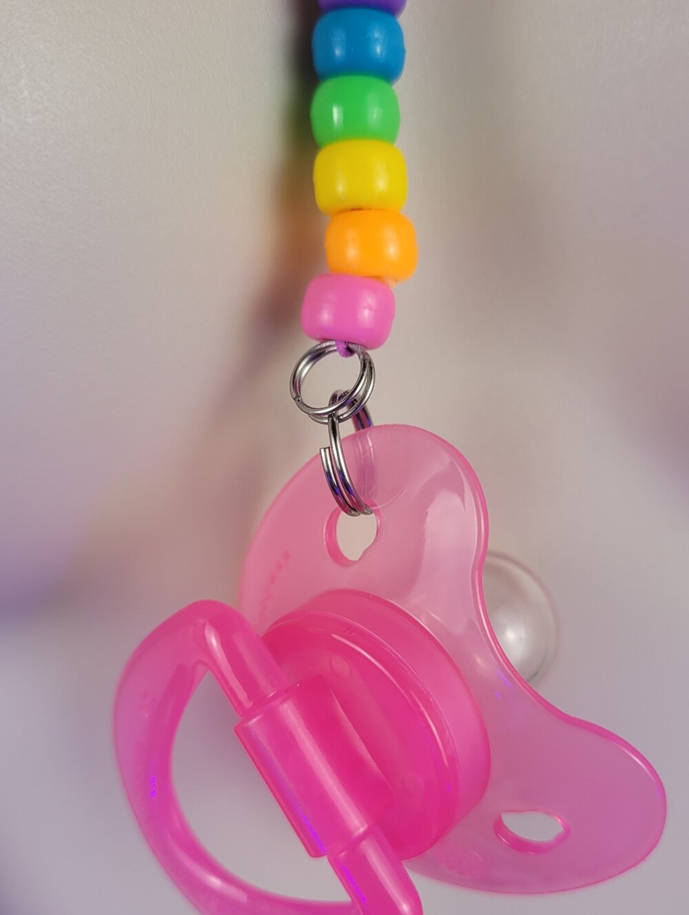 6pc Rainbow choker binky & cord earrings cuff - Picture 9 of 14